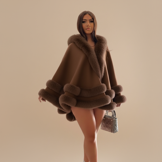 Fur Cape Jacket