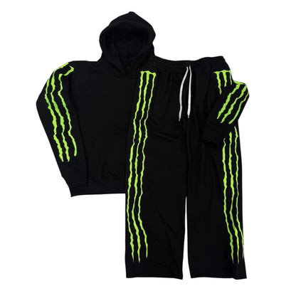 Black-Green Monster Hoodie