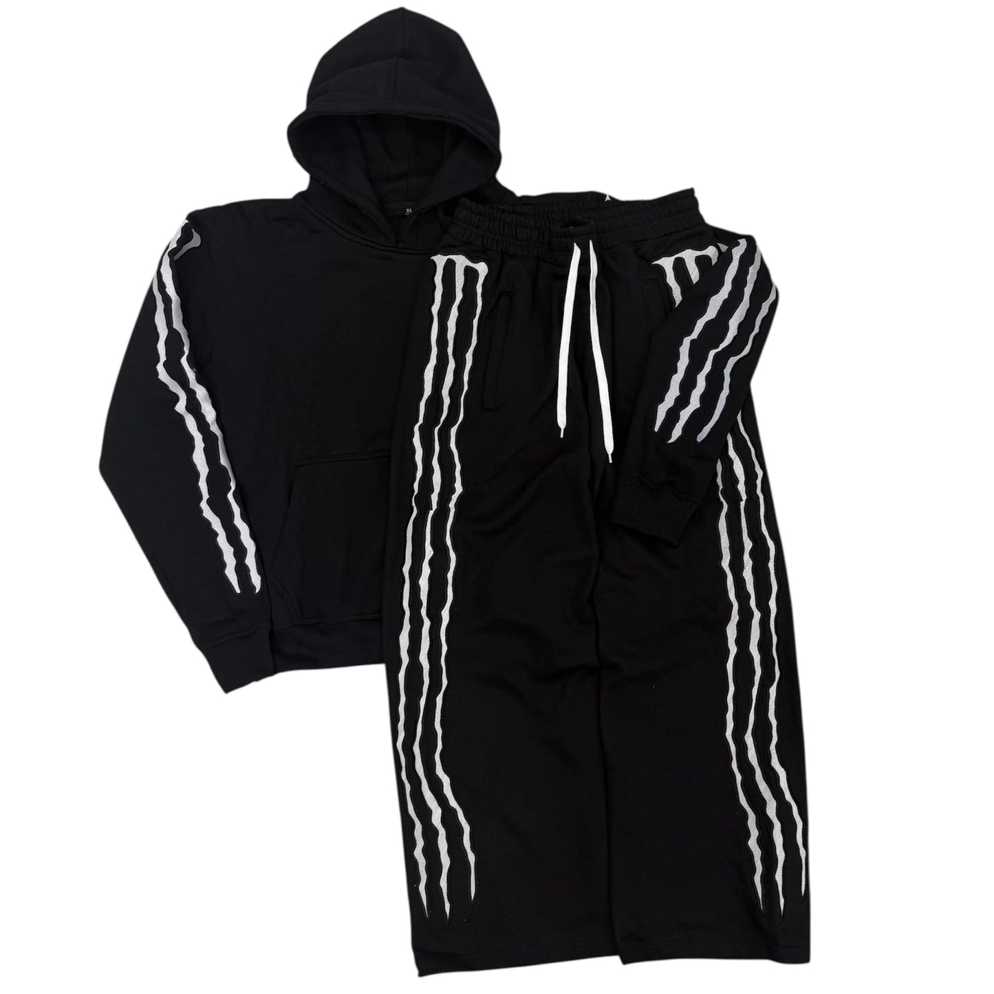 Black-White Monster Hoodie