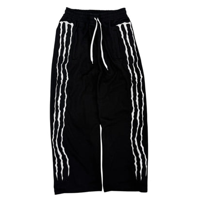Black-White Monster Sweatpants