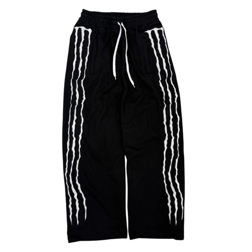 Black-White Monster Sweatpants